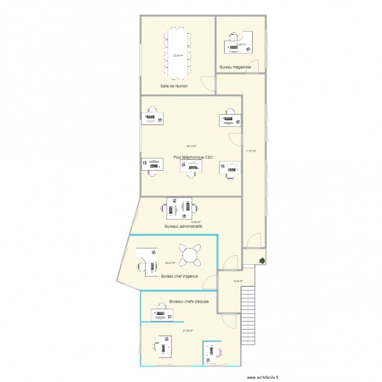 Agence Hallennes Lambersart V2. Plan de 0 pièce et 0 m2