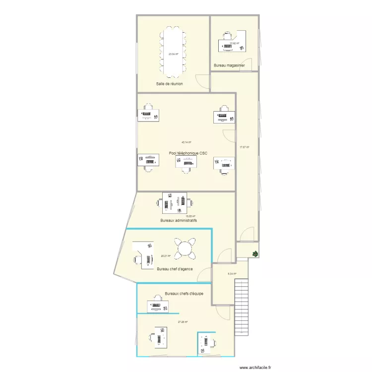 Agence Hallennes Lambersart V2. Plan de 