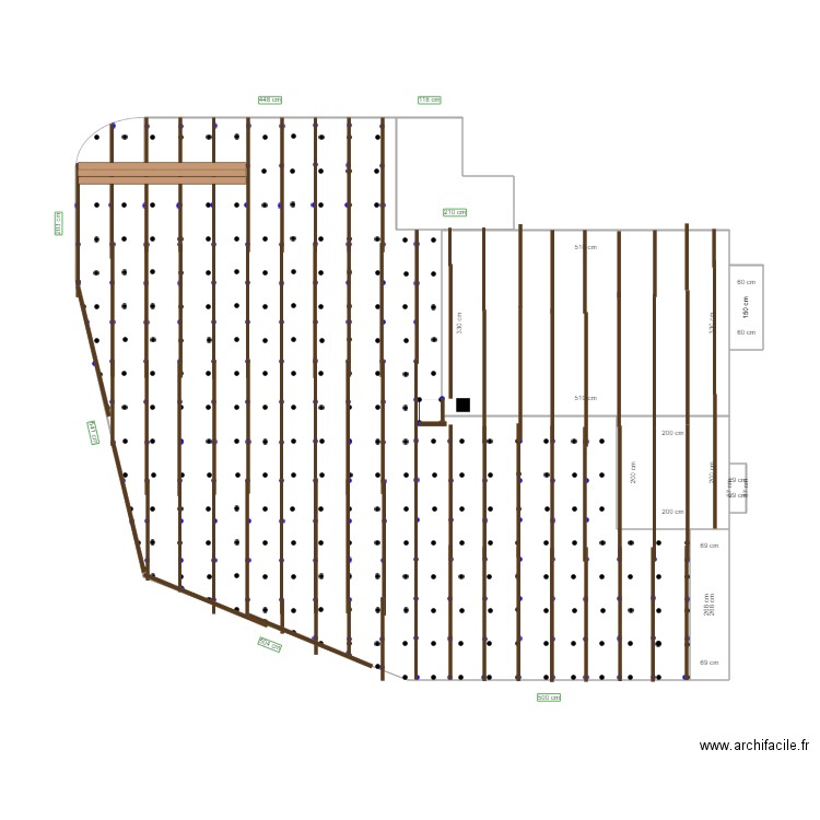 plan terrasse lambourdes 2. Plan de 0 pièce et 0 m2