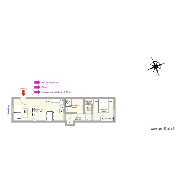 LAMASSE. Plan de 0 pièce et 0 m2