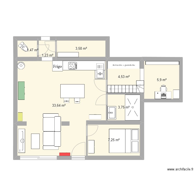 tofy 3. Plan de 0 pièce et 0 m2