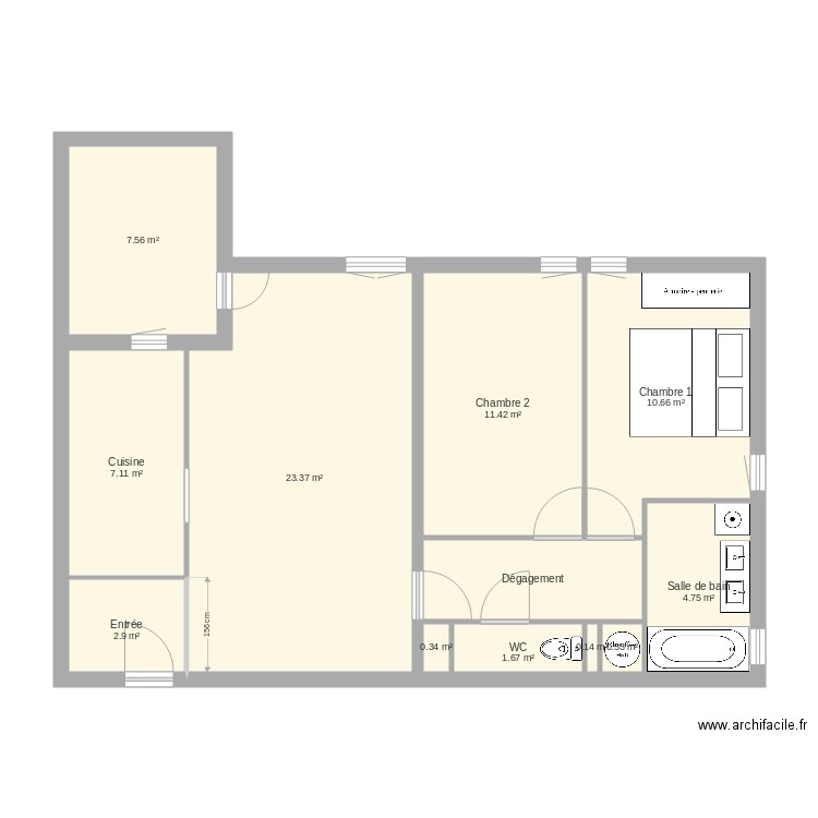 Residence Opera T3. Plan de 0 pièce et 0 m2