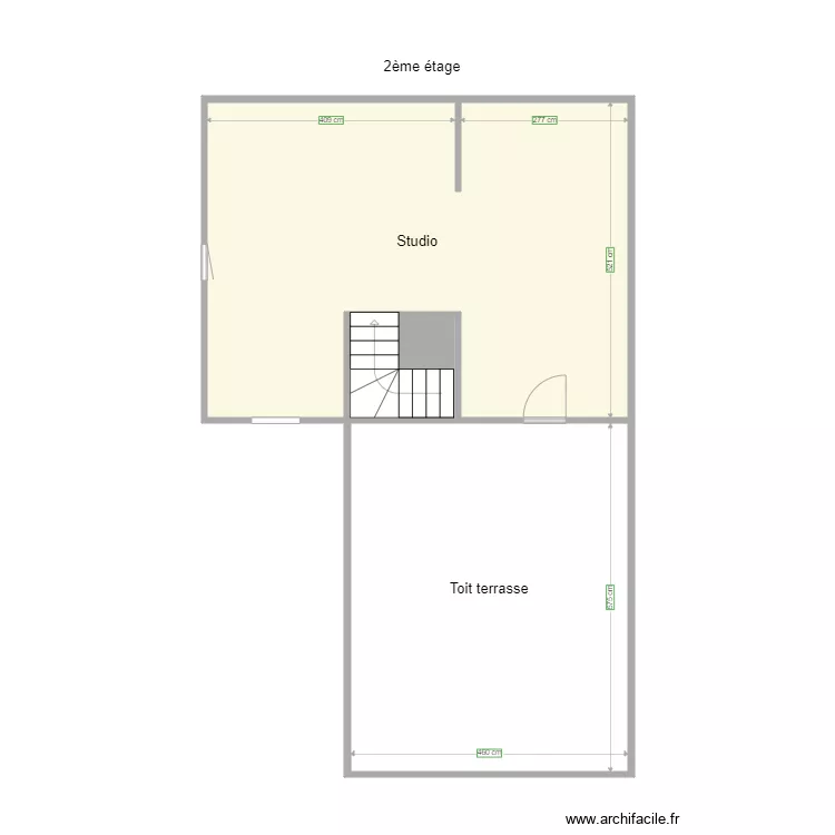 19 villa alesia   2eme etage. Plan de 