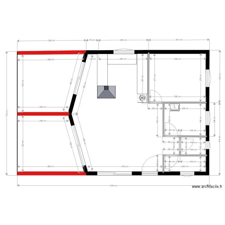 plan COTE. Plan de 0 pièce et 0 m2