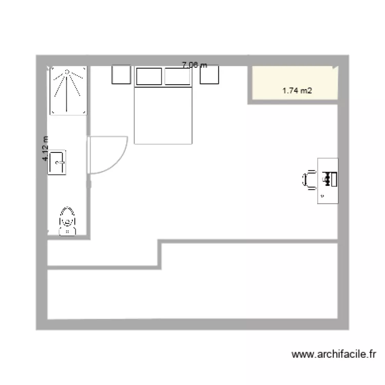 chambre 1. Plan de chambre 1. Plan de