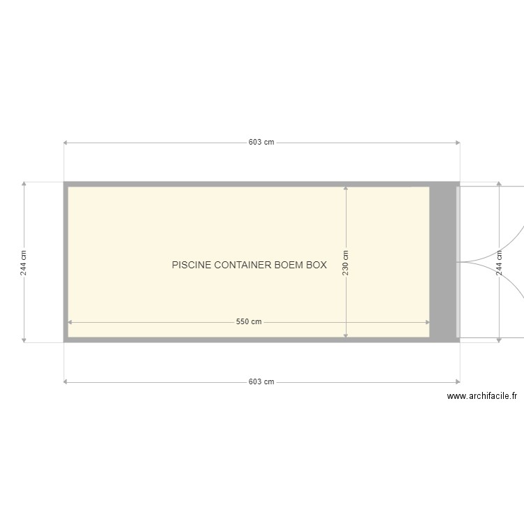 piscine pour mise ne places. Plan de 0 pièce et 0 m2