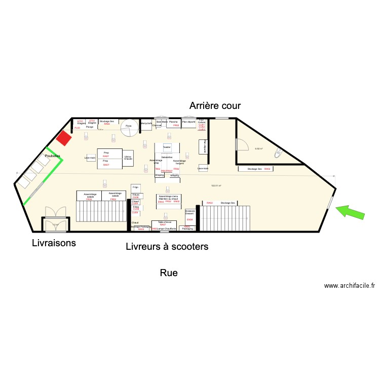 Palais du Chang An V2. Plan de 0 pièce et 0 m2