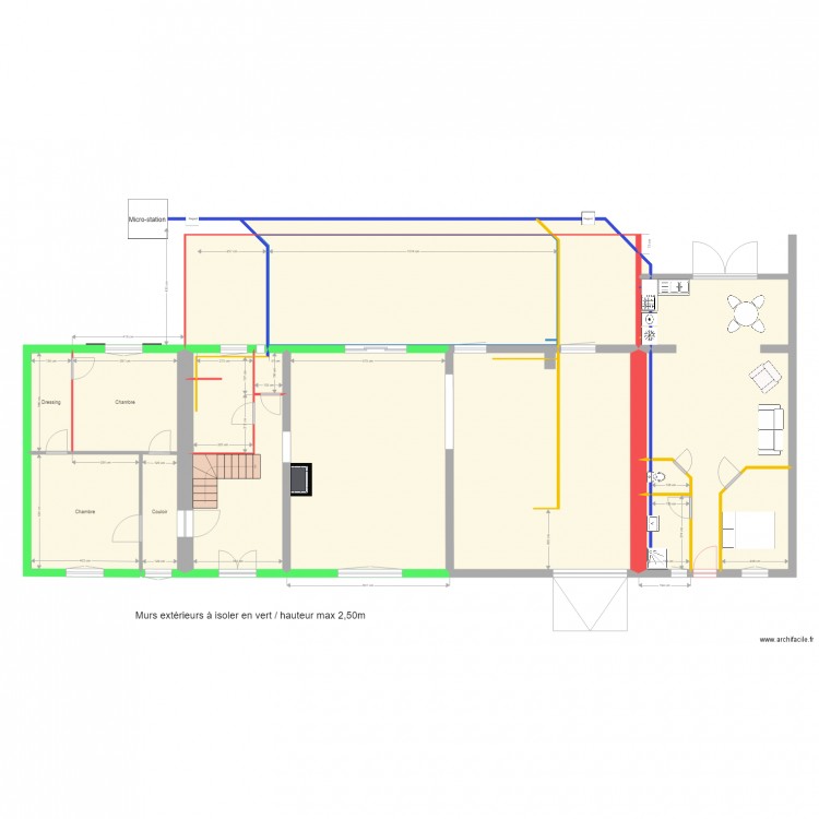 Plan évacuation. Plan de 0 pièce et 0 m2