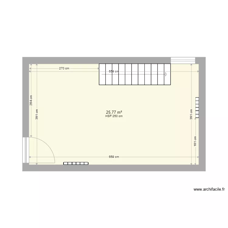 ch sous sol sanc ostanzo. Plan de 