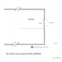 plan de coupe pignon gauche La Salle 