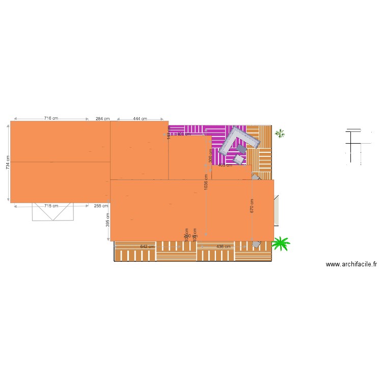 plan jp revu avec toiture. Plan de 0 pièce et 0 m2