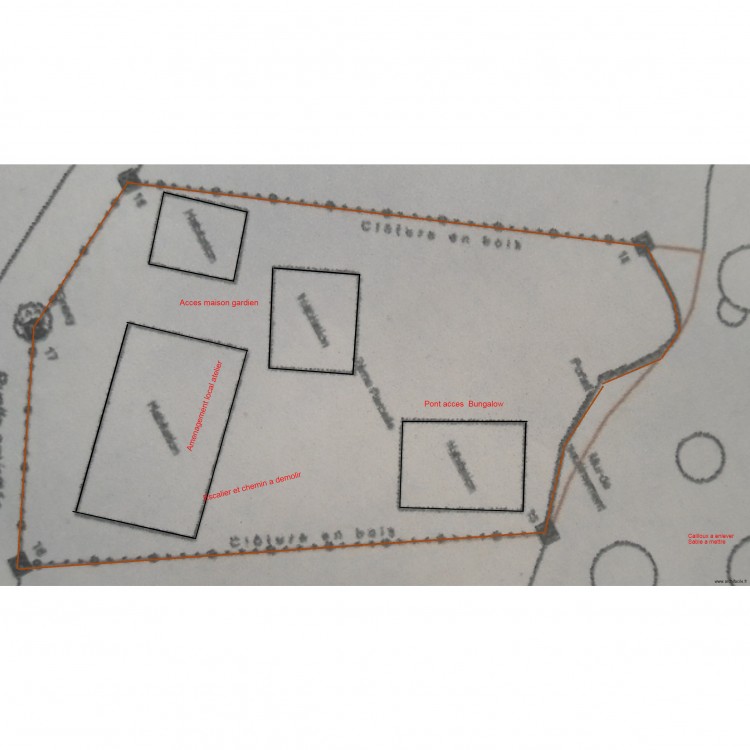 Parcelle. Plan de 0 pièce et 0 m2