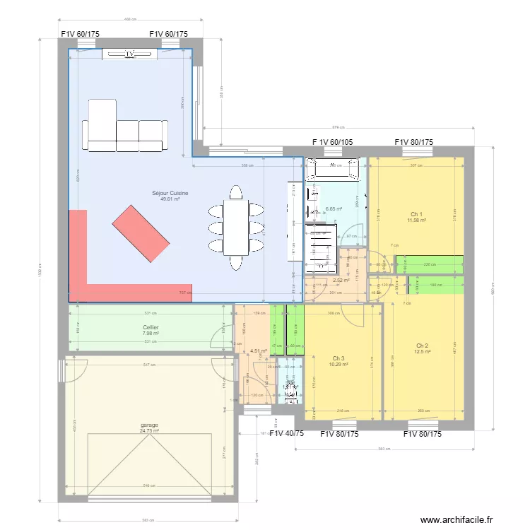 LEMOINE 3. Plan de 