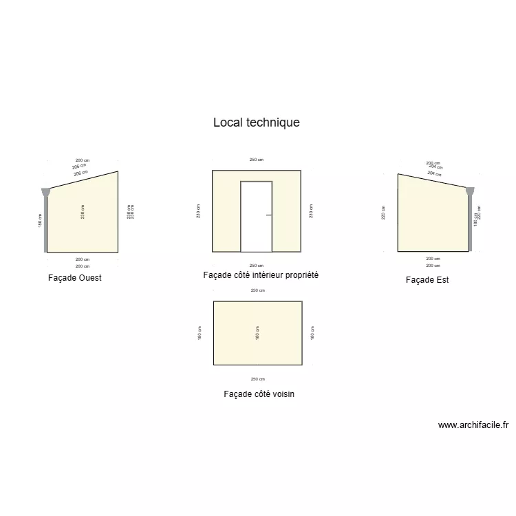 Pool house. Plan de Pool house. Plan de