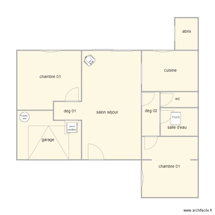 dezere 1301 am. Plan de 0 pièce et 0 m2