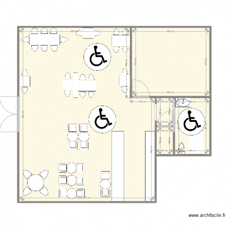 COSY CORNER Plan Projeté WC. Plan de 0 pièce et 0 m2