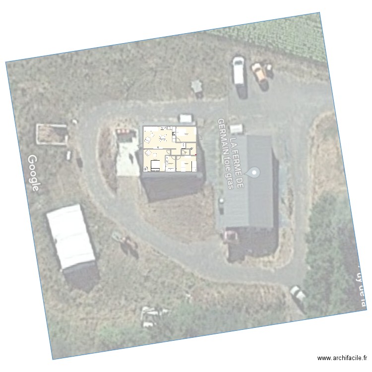 Chambres d'hôtes2. Plan de 0 pièce et 0 m2