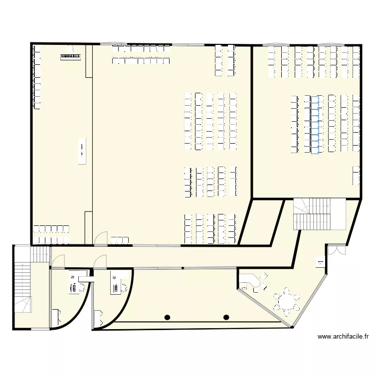 EGLISE CHIWECA Etage1 meuble. Plan de EGLISE CHIWECA Etage1 meuble. Plan de