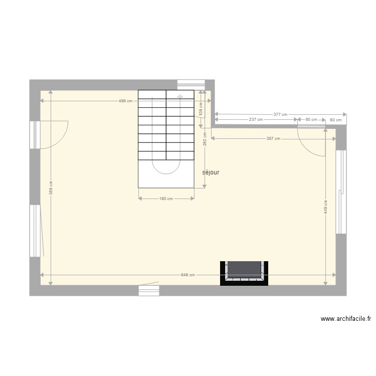 séjour farrio. Plan de 0 pièce et 0 m2