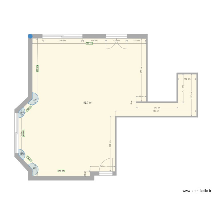 Maison Saint Corneille. Plan de 0 pièce et 0 m2