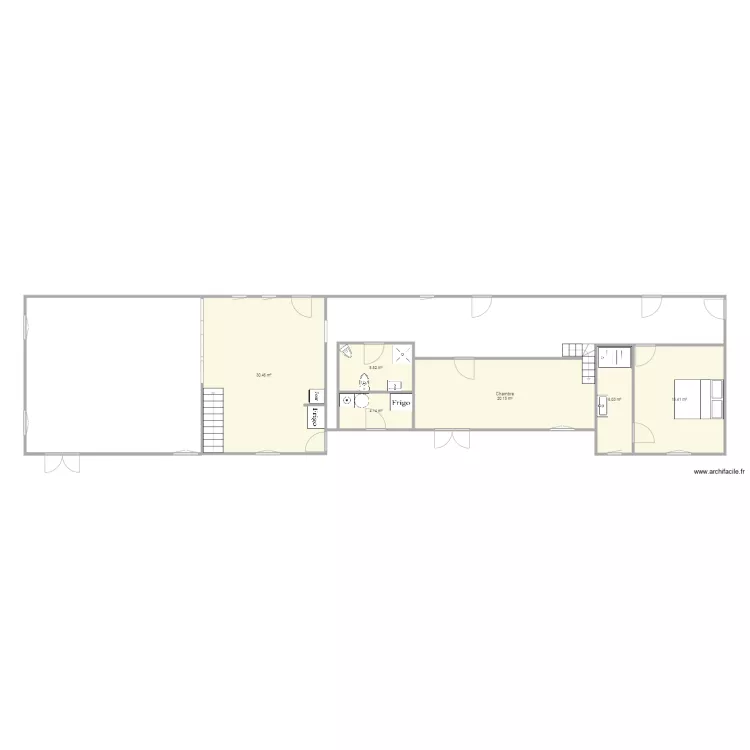 plan rez de chaussez. Plan de 