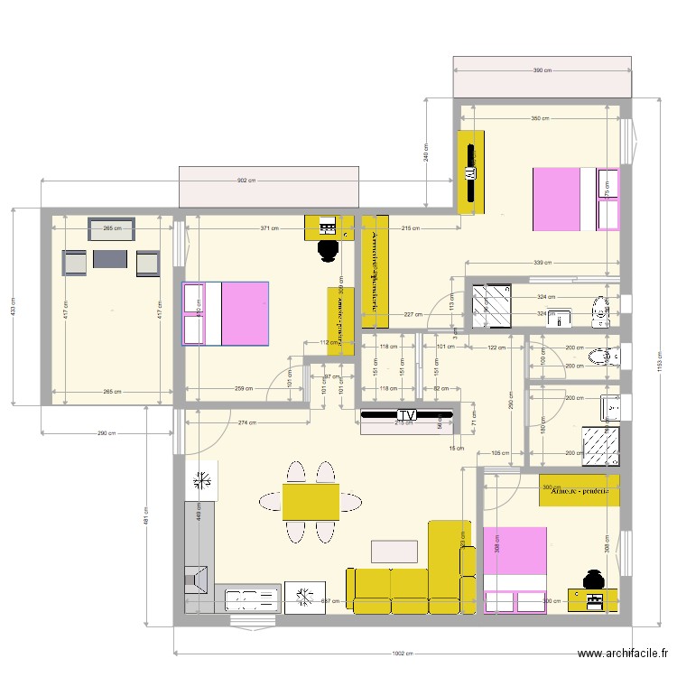 extension bas T4 v Manu. Plan de 0 pièce et 0 m2