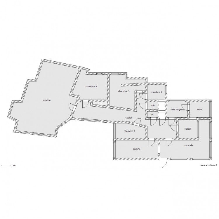 munier villa. Plan de 0 pièce et 0 m2