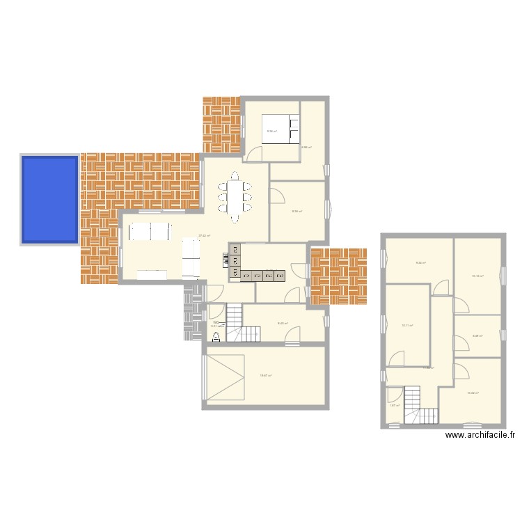 Maison Romain 3. Plan de 0 pièce et 0 m2