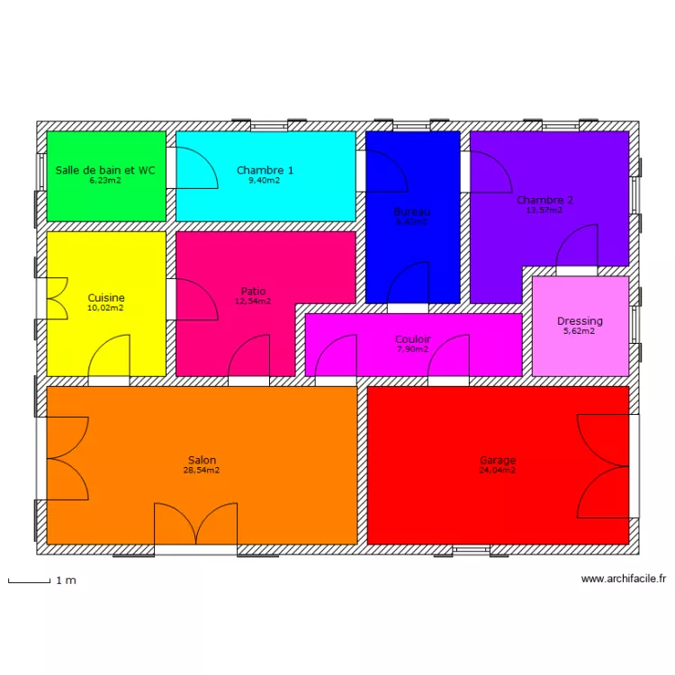 maison 8. Plan de 