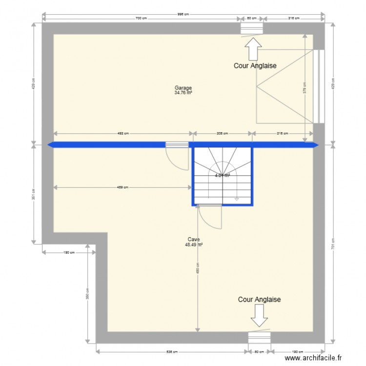 Plan G ET SS. Plan de 0 pièce et 0 m2