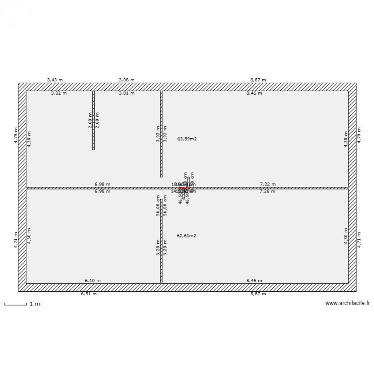 plan maison fini. Plan de 0 pièce et 0 m2