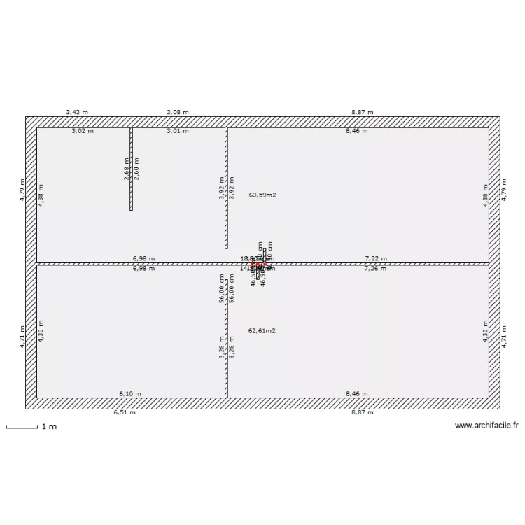 plan maison fini. Plan de 