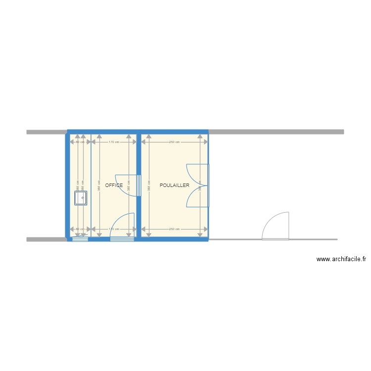 Poulailler Mangily 22 juillet 2020. Plan de 0 pièce et 0 m2