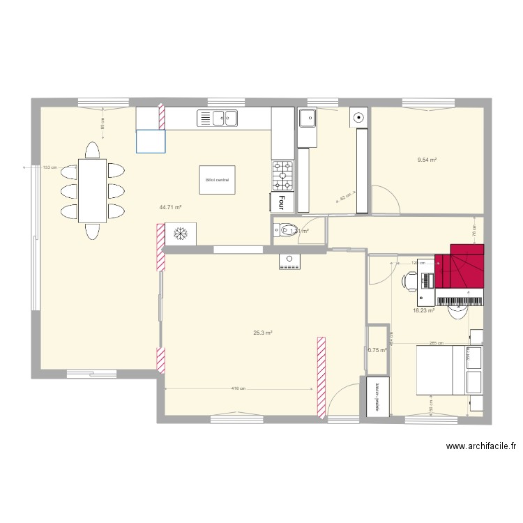 maison piano et cuisine 4. Plan de 0 pièce et 0 m2