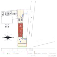 plan de masse projeté