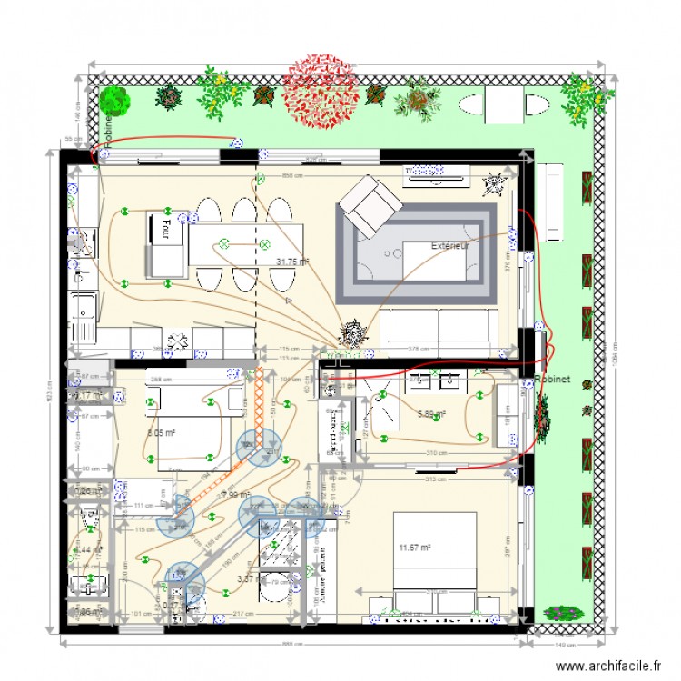 Projet 306 quinquies . Plan de 0 pièce et 0 m2