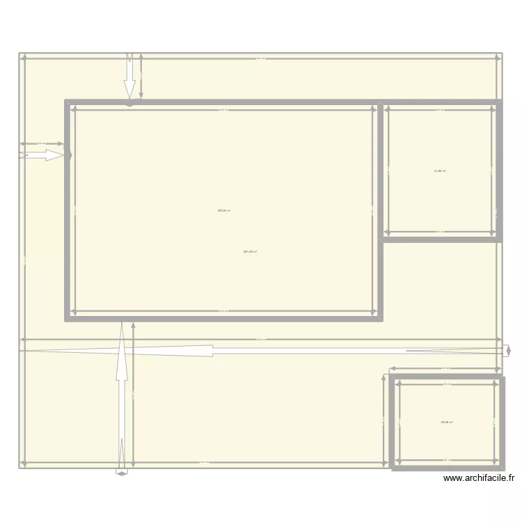 Projet maison PDA. Plan de 