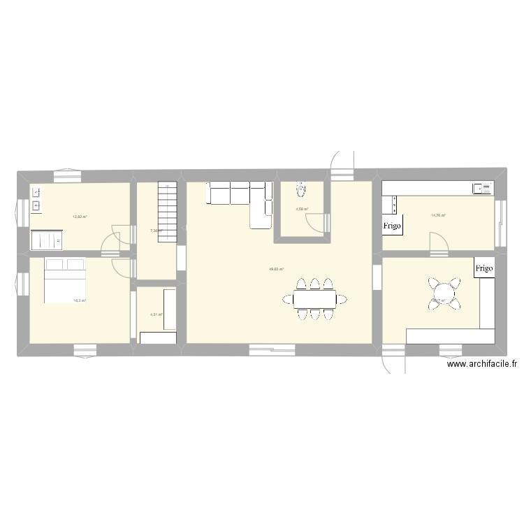 Dream house étage . Plan de 0 pièce et 0 m2