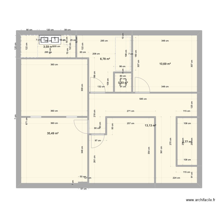 R+2. Plan de 0 pièce et 0 m2