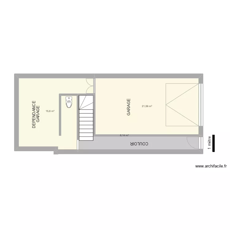 FONTAINE NEUVE 7 RDC. Plan de 