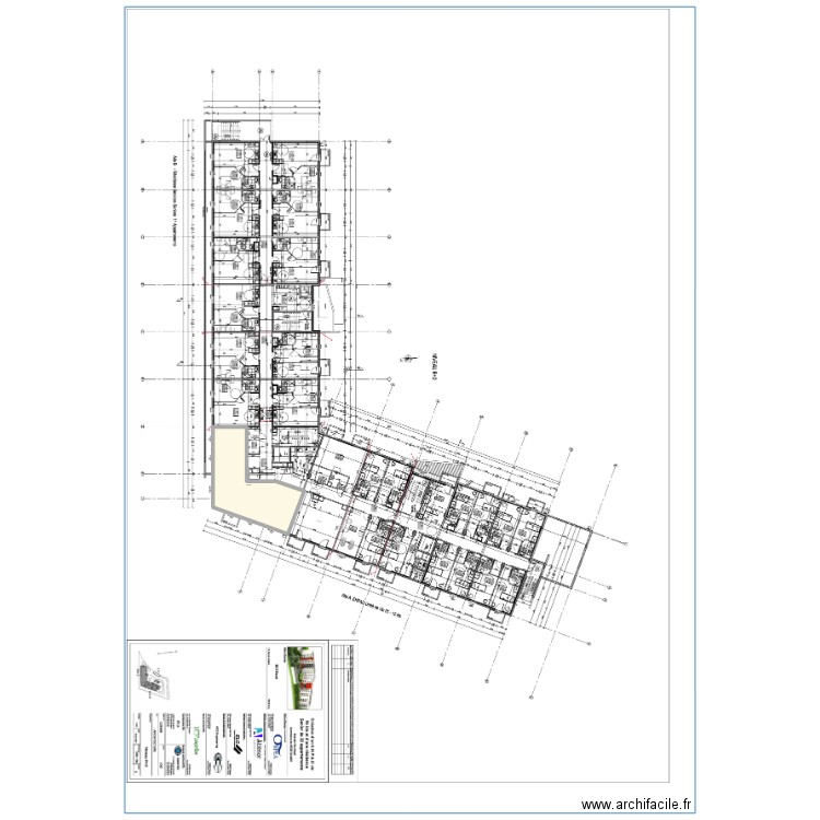 SAM 2EME. Plan de 1 pièce et 106 m2