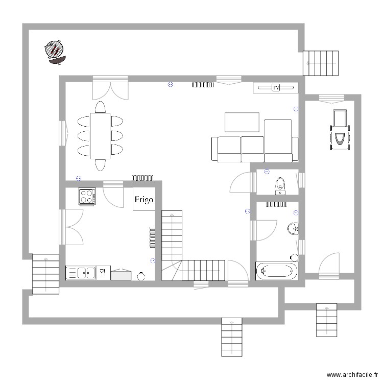 chalet chamonix. Plan de 0 pièce et 0 m2