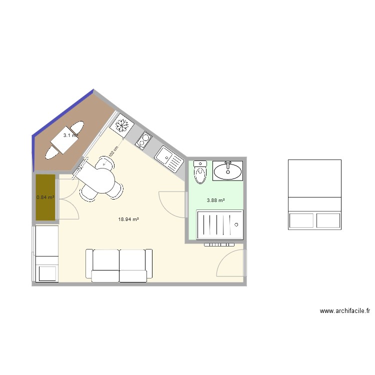 Océanic. Plan de 0 pièce et 0 m2