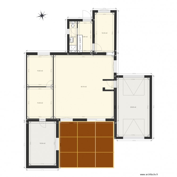 extension 4 Avril 2. Plan de 0 pièce et 0 m2