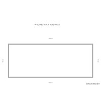 PISCINE 10X4 VUE HAUT