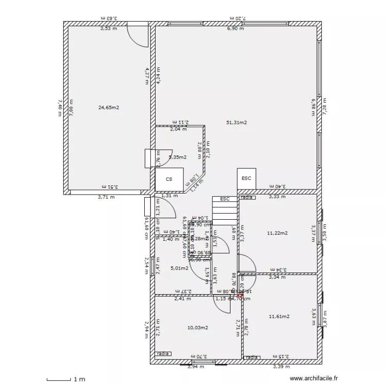 maison etage rdc. Plan de maison etage rdc. Plan de