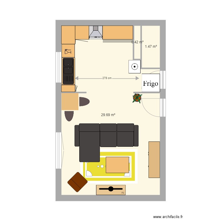 appart ivan. Plan de 0 pièce et 0 m2