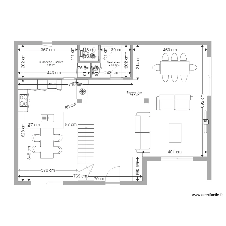 Jade et Corentin Tr&eacute;voux  Surface Modif R 1 V3. Plan de 