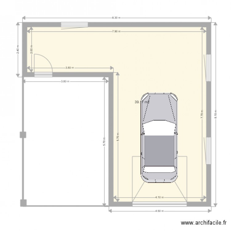 garage Debord. Plan de 0 pièce et 0 m2