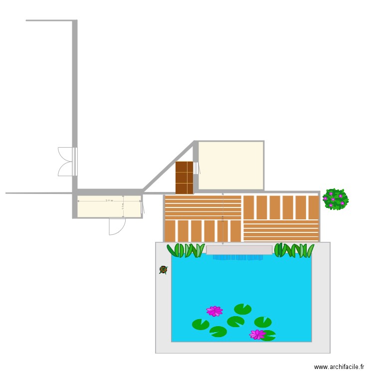 terrain et four 2. Plan de 0 pièce et 0 m2